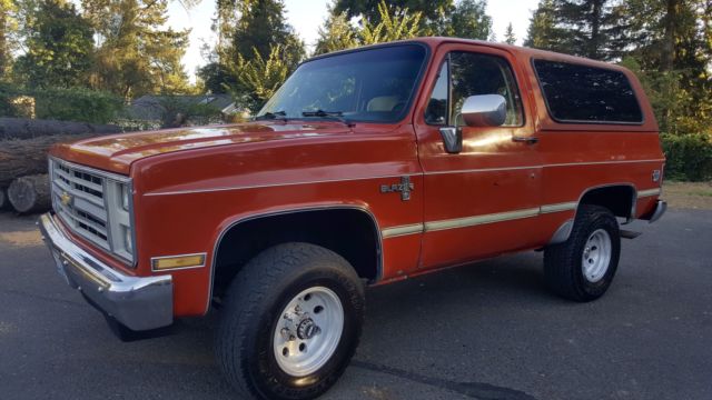 1985 chevrolet k5 blazer 4x4 no reserve