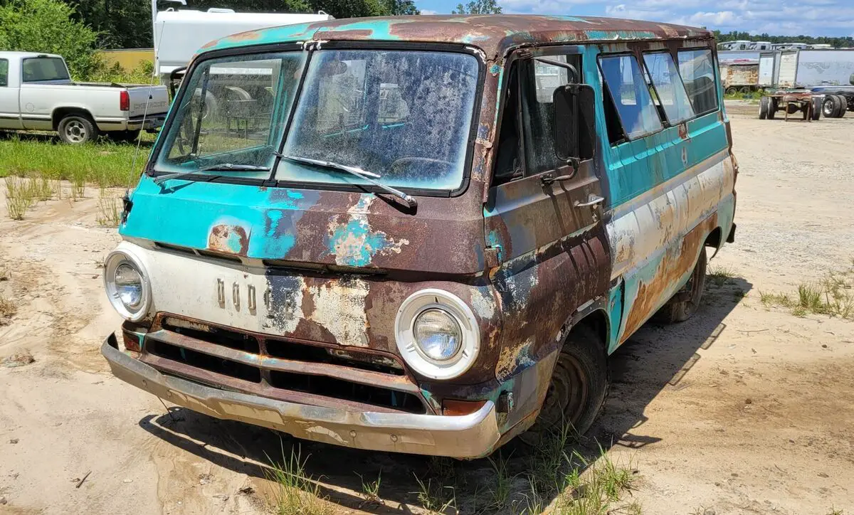 1964 dodge a-100 van rwd manual v8