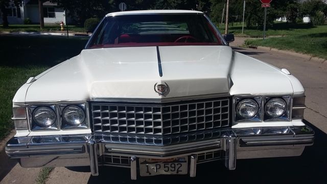 1974 cadillac fleetwood brougham only 57k orig miles barn find