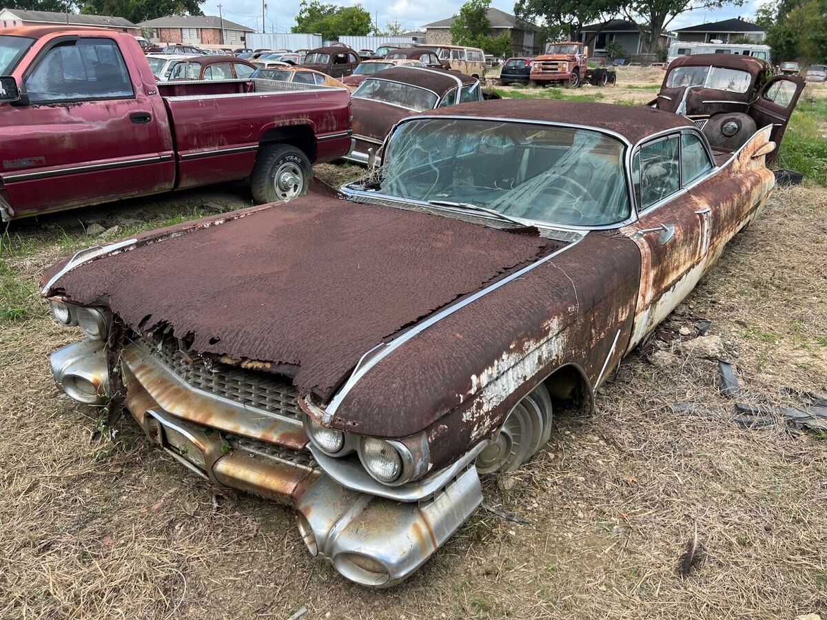 1959 cadillac 62 coupe white rwd automatic