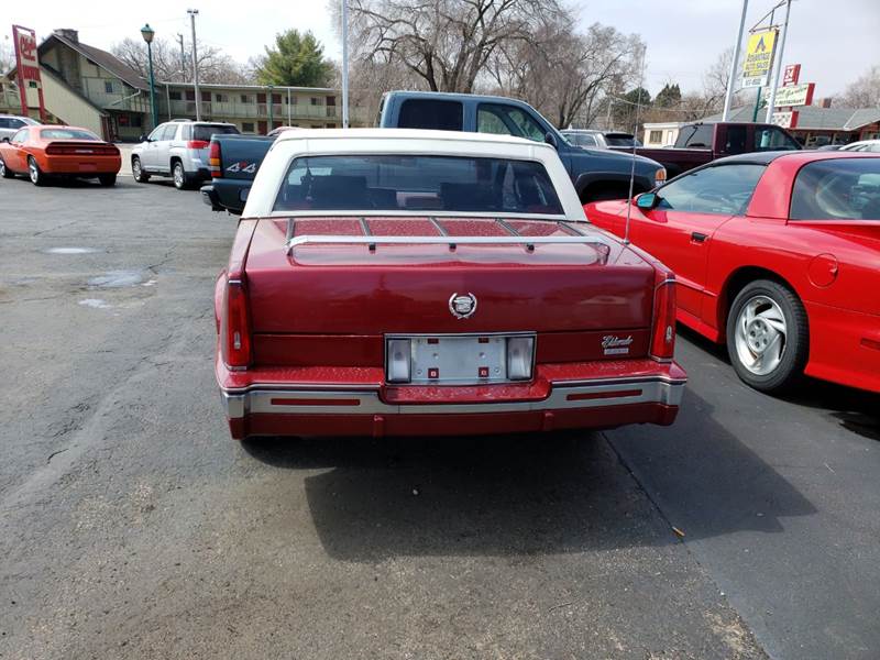 1989 cadillac eldorado base 2dr coupe automatic 4-speed fwd v8 4.5l gasoline