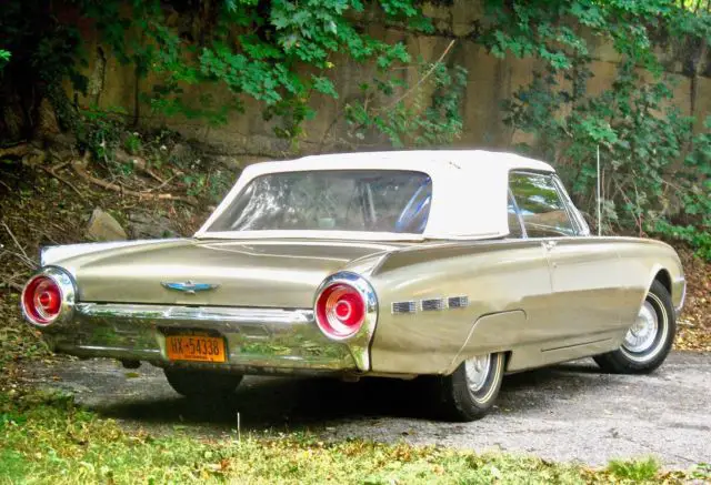 spectacular 1962 t-bird convertible. 42k miles. original top was never down
