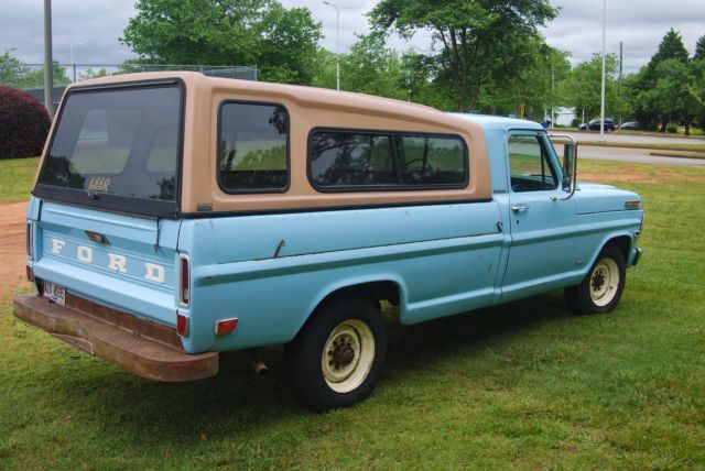 blue f250 camper special long bed excellent condition low rust