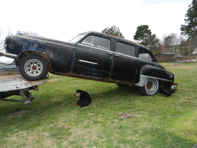 1952 chrysler c-55 saratoga 8 seat limo, factory hemi 331,suicide doors,rat rod