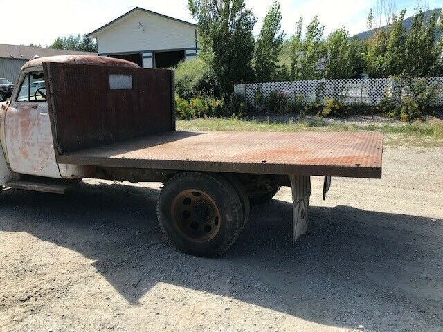 1954 chevrolet chevy 3800 flatbed dump truck patina rat rod parts no reserve!!!!