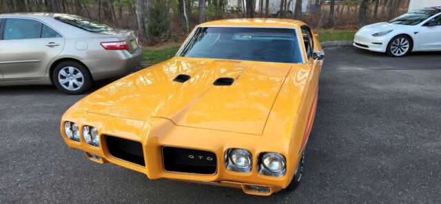 1970 pontiac gto orange rwd manual judge