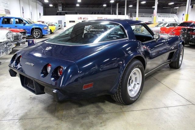 1978 chevrolet corvette 21815 miles midnight blue coupe 350ci v8 3 speed automa