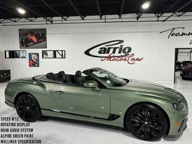 2022 bentley continental gtc speed