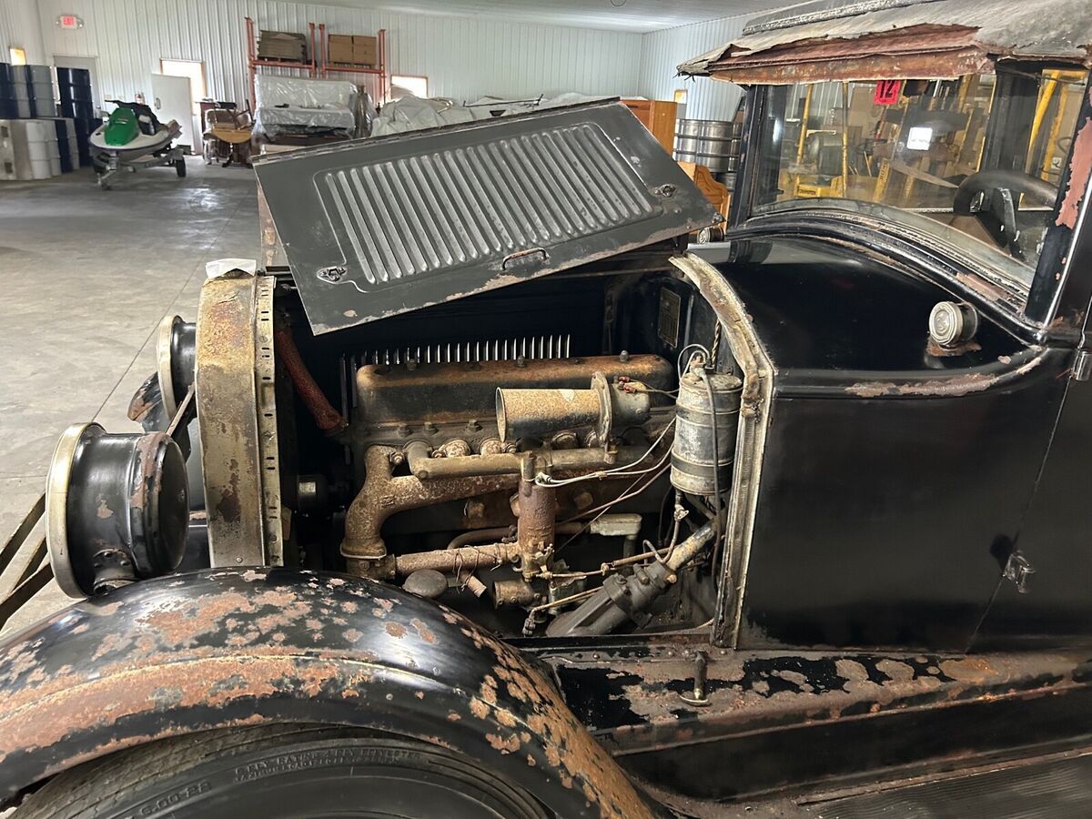 1925 buick model 6 sedan black rwd manual