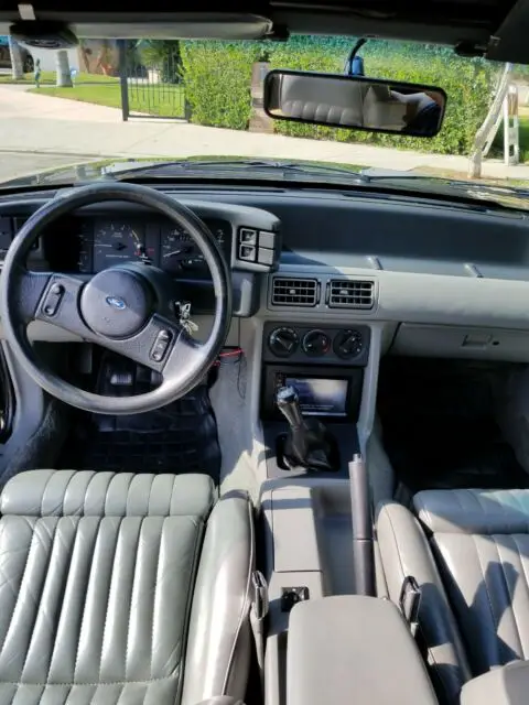 1989 ford mustang gt 5.0 convertible manual transmission low millage super clean