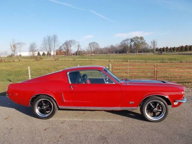 1968 mustang true gt fastback, 68k act mile, 390, 5-speed, marty report