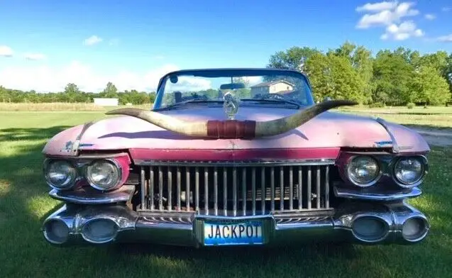 1959 cadillac convertible big fin