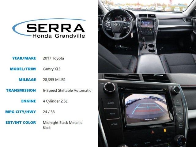 used 2017 toyota camry se grandville, mi 49418 for sale in grandville, michigan