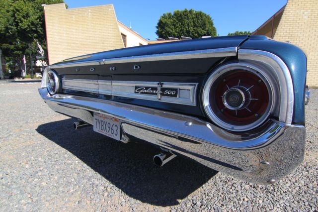 1964 ford galaxie 500 convertible - caspian blue
