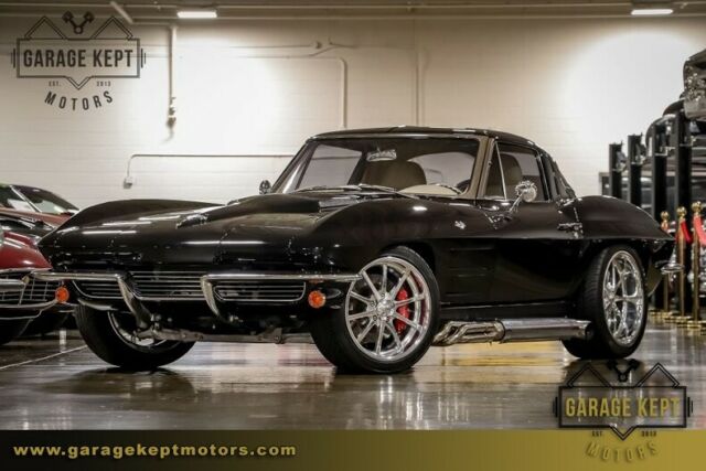 1963 chevrolet corvette split window black coupe ls5 454 v8 103 miles