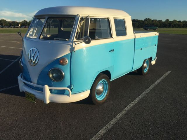1964 volkswagen split window double cab truck- great truck - newly built engine