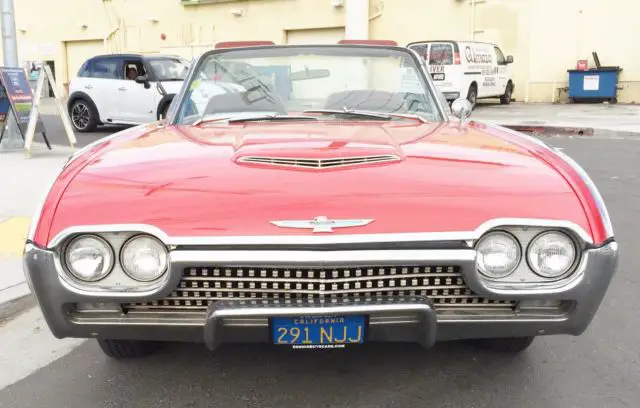 california1962 ford thunderbird sports roadster with no rust