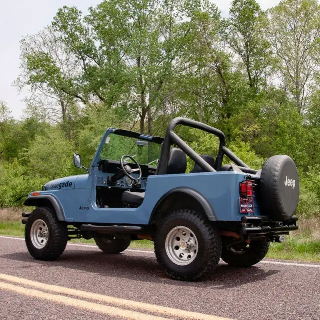 1981 jeep cj-7 renegade 4.2l i6 12v manual