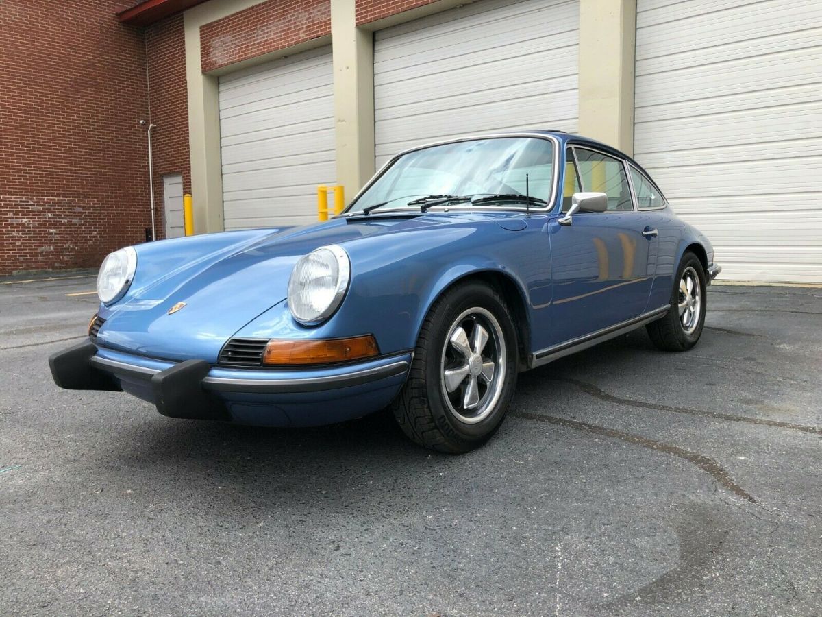 1973 porsche 911t sunroof coupe gemini blue