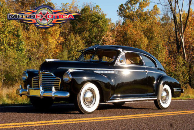 1941 buick 40 2 door sedanette factory dual carb 8 cylinder engine, 3 spd manual