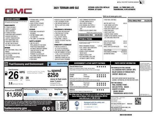 2021 gmc terrain sle in fernley, nevada