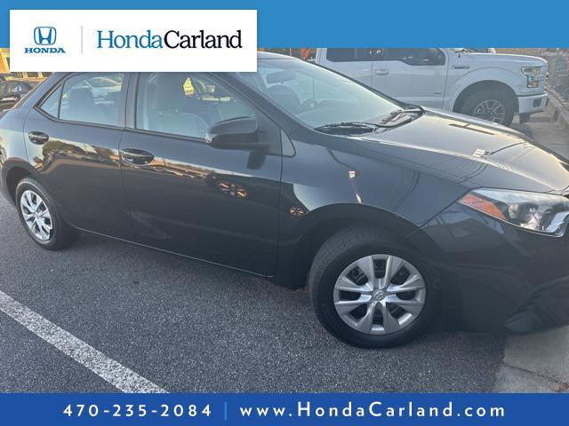 2014 toyota corolla le