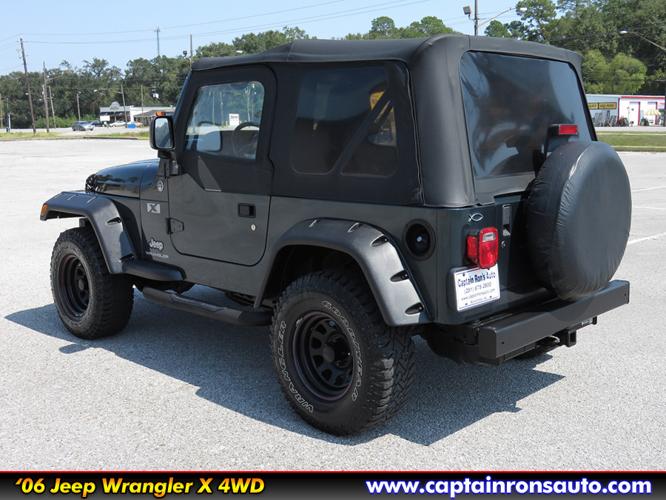 used 2006 jeep wrangler 4wd x saraland, al 36571 for sale in saraland, alabama