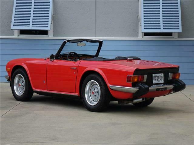 1976 triumph tr6 - both tops & low miles!