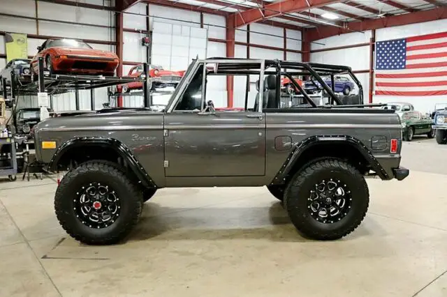 1977 ford bronco 2592 miles charcoal suv 348ci v8 automatic