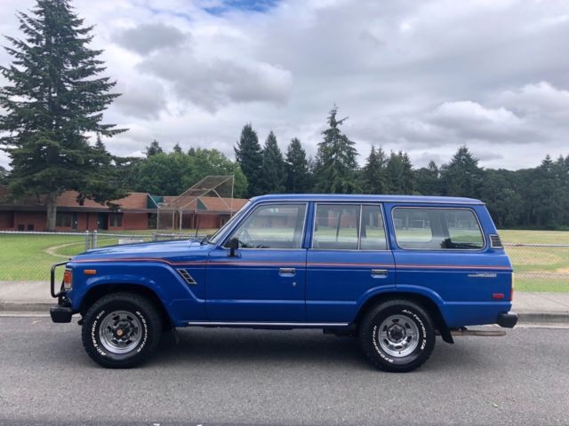 1985 toyota land cruiser fj60 4x4 2f rare color rust free worldwide no reserve