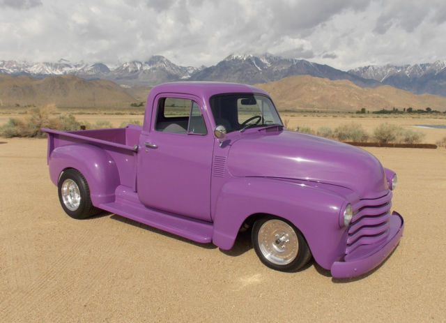 1951 vintage chevy chevrolet custom hot rod 1/2 ton california pickup truck nice