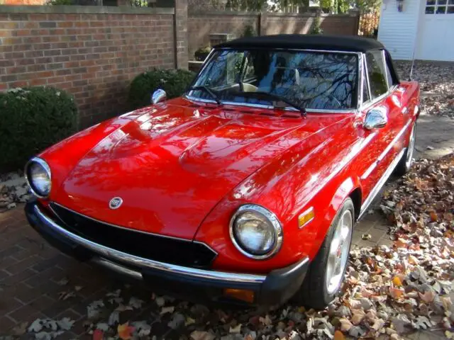 1980 fiat spider 2000 excellent throughout, 44k original mile superb 124 spider