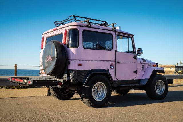 rare lavender 1971 toyota land cruiser fj40 4x4 fj 40 landcruiser