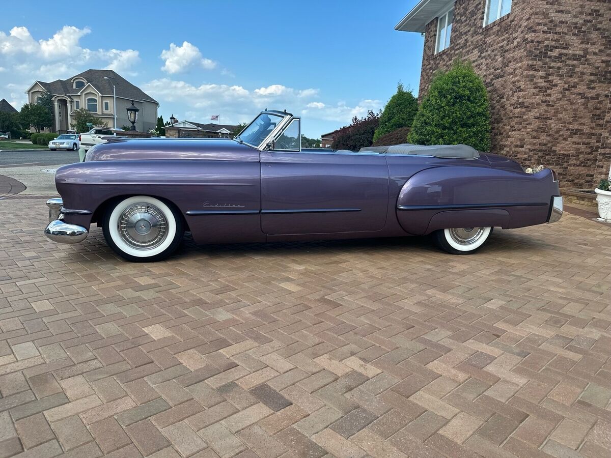 1948 cadillac series 61 convertible purple rwd automatic