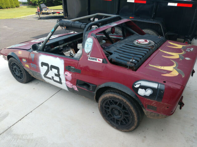 1980 fiat x1/9 24 hours of lemons race car / chump car