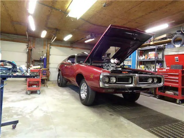 1971 dodge charger 0 miles red 514 ci automatic prostreet pro street