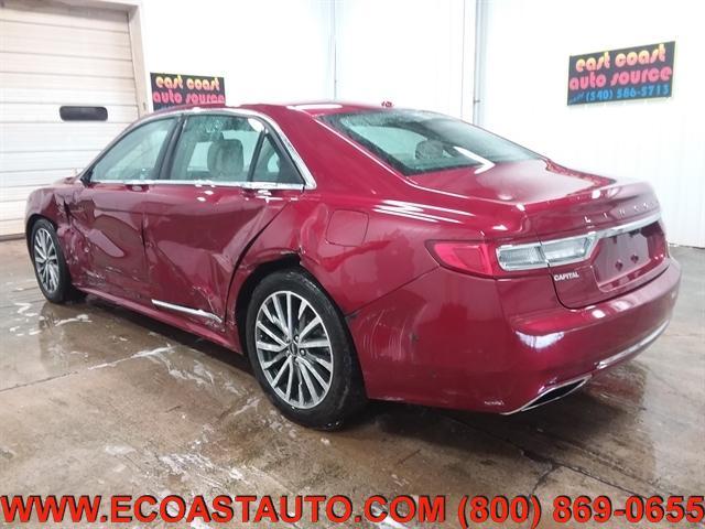 2017 lincoln continental select