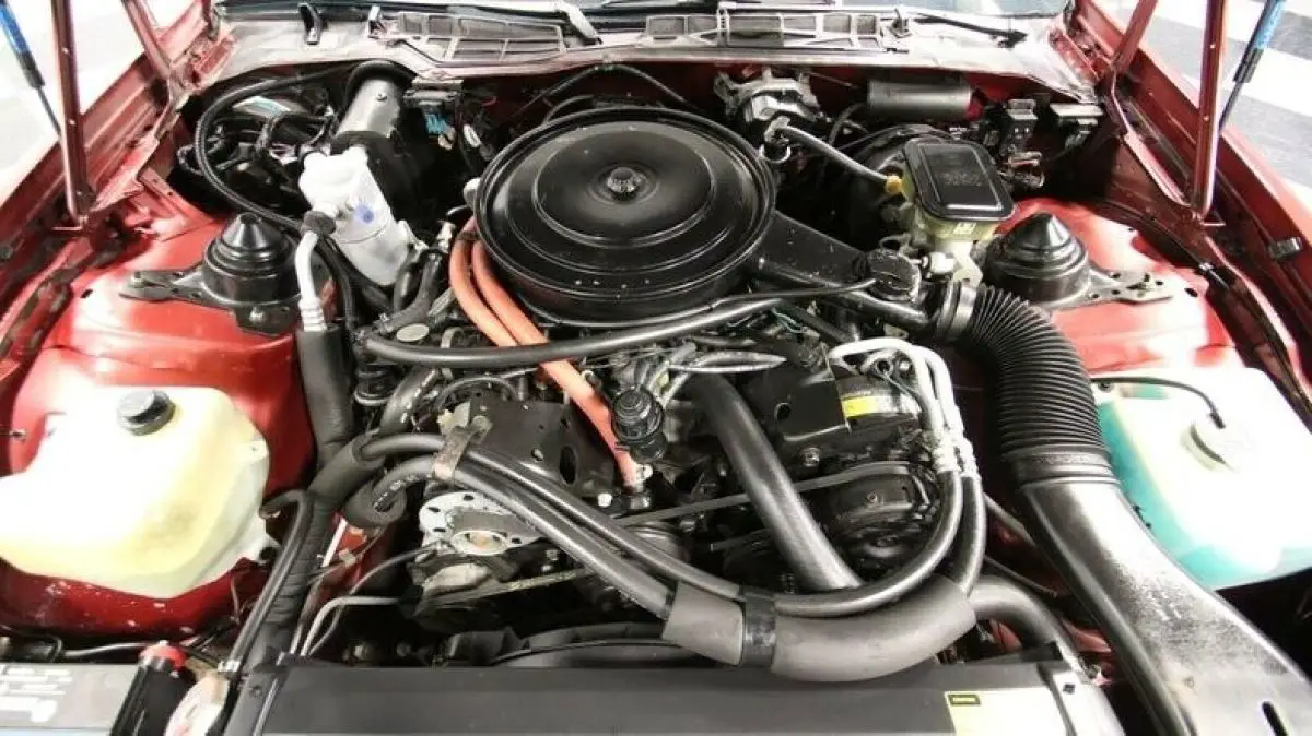 classic vintage chrome 305 v8 auto transmission pontiac burgundy