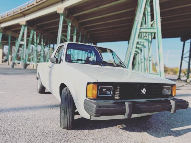 1980 volkswagen rabbit pickup white fwd manual lx