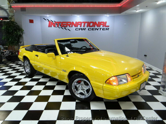 1993 ford mustang lx 5.0 limted edition convertible feature car chrome ponies!