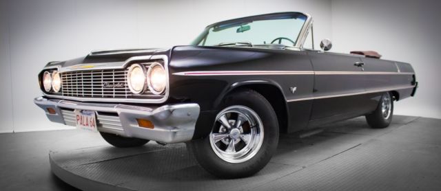 1964 chevrolet impala 2-door convertible - v8 327 cu. i. 300hp