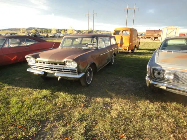 1960 rambler 9 pasenger station wagon project rust free