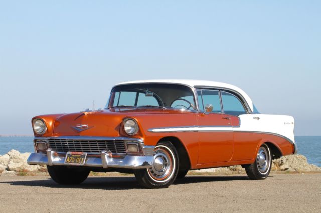1956 chevrolet bel air sierra gold 2 california owners black plates