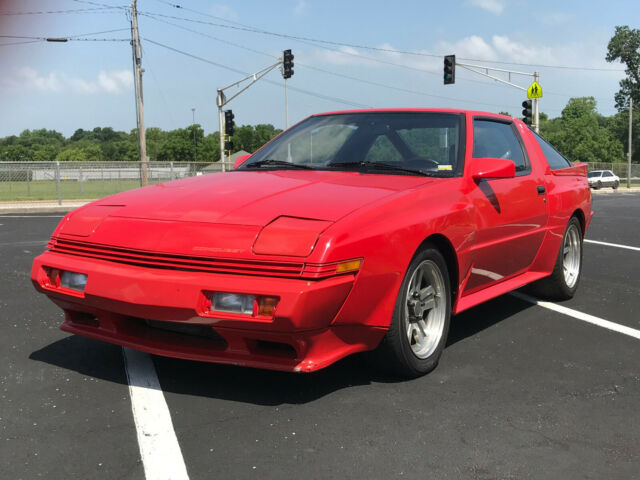1987 chrysler conquest tsi red 5-speed
