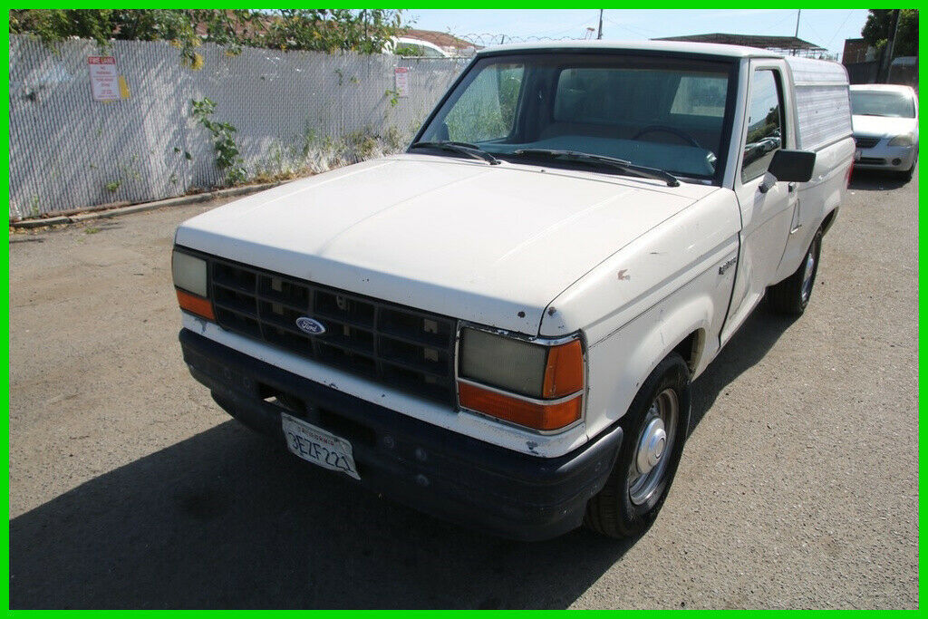 1989 ford ranger w/ bed cap manual 4 cylinder no reserve