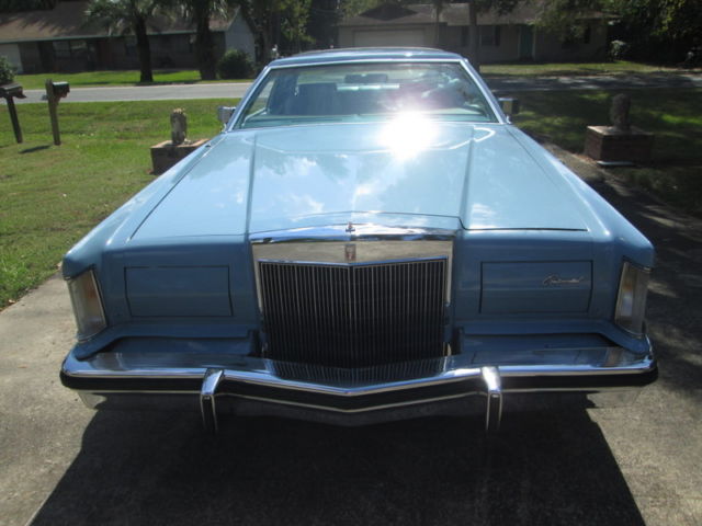 1978 lincoln continental mark v wedgewood blue florida car solid clean low miles