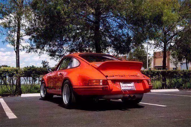 1974 porsche 911 coupe orange
