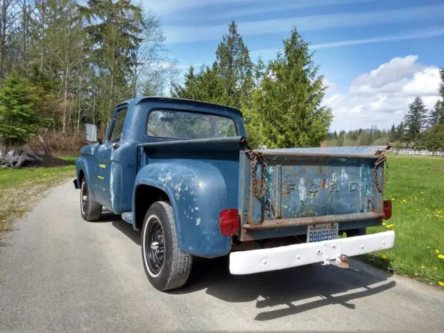 1965 ford f100 ex air force truck short bed flareside