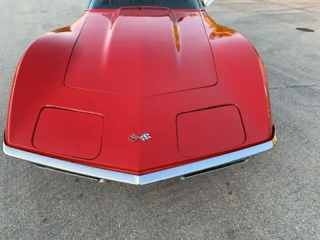 1969 chevrolet corvette 23702 miles red manual