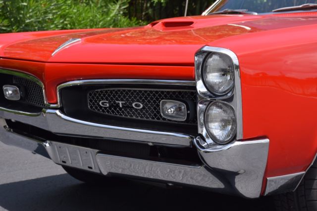 1967 pontiac gto fresh restoration 400 v8 4-speed 0 miles red